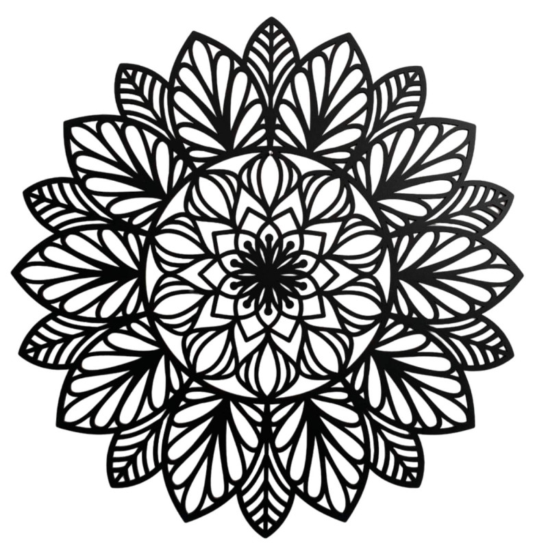 Mandala z dreva na stenu – prírodná dekorácia do interiéru