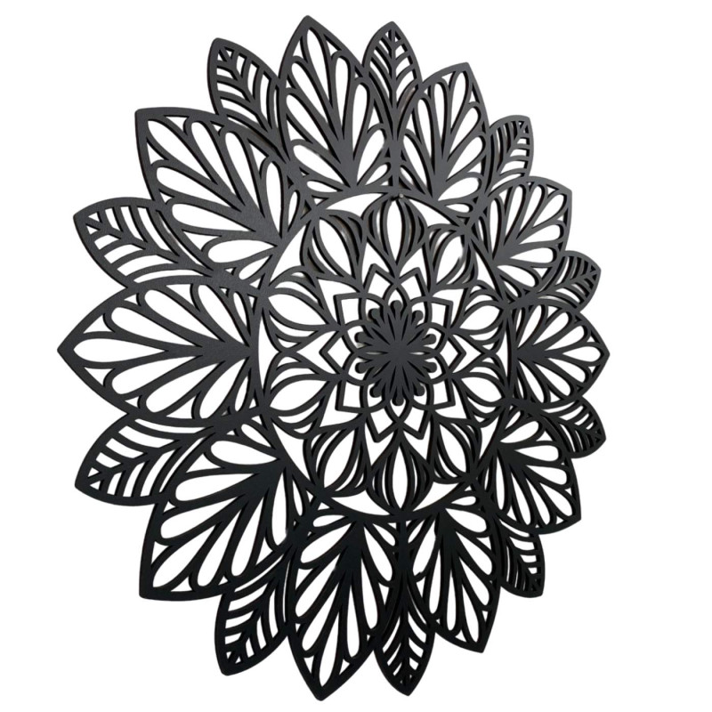 Mandala z dreva na stenu – prírodná dekorácia do interiéru