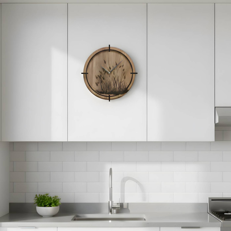 Moderné nástenné hodiny s tichým mechanizmom pre váš pokoj.