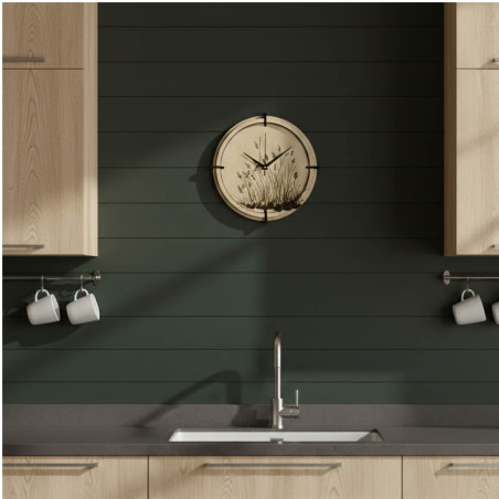 Drevené hodiny, ktoré dodajú domovu pokoj a štýl