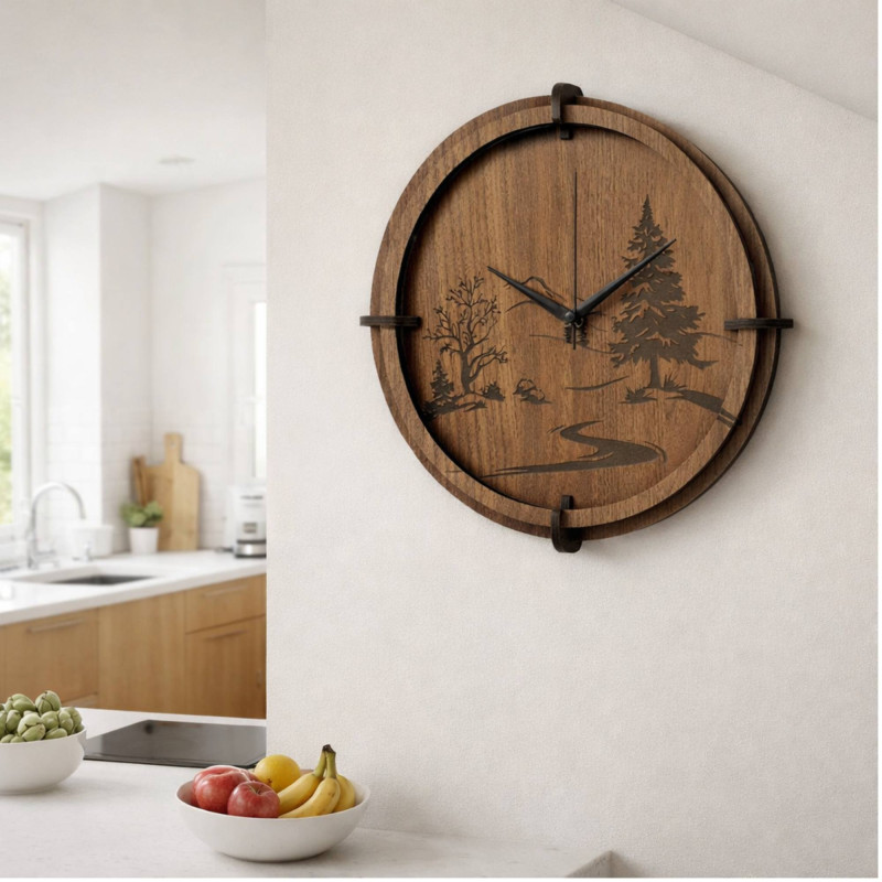 Hodiny pre modernú obývačku a elegantnú spálňu.