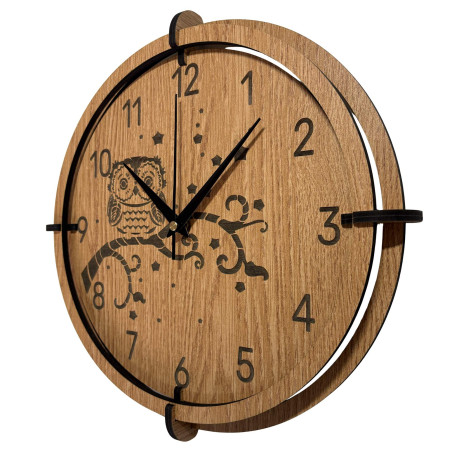 Nástenné hodiny so sovou – elegantný doplnok do vášho domu