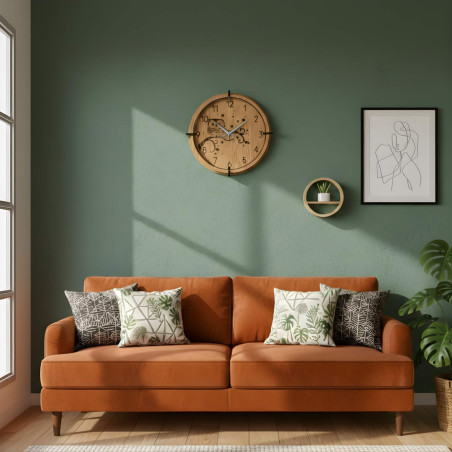 Tichý chod a gravírovaný motív sovy pre pokojný domov.