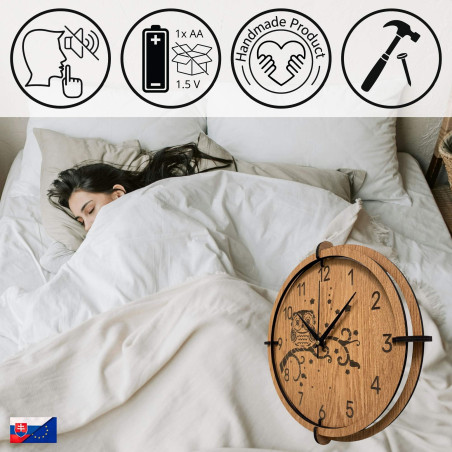 Dekoratívne hodiny so sovou – jedinečný dizajn do obývačky