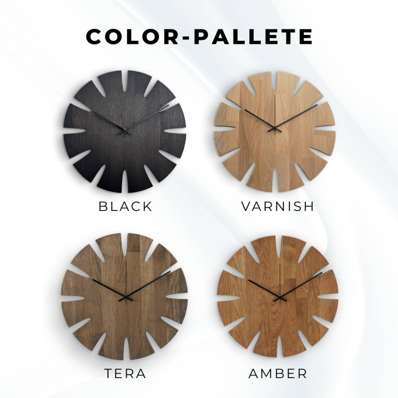 Nástenné hodiny z dreva – elegantný dizajn do...