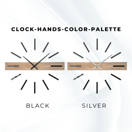 Elegantné 3D hodiny do moderného interiéru