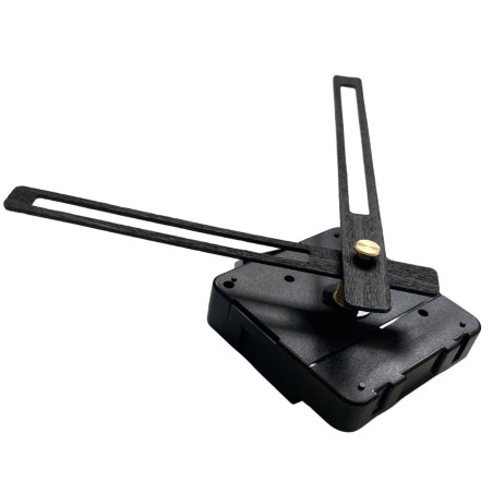 Čierne ručičky na hodiny, ideálne na výmenu starých hodinových ručičiek.