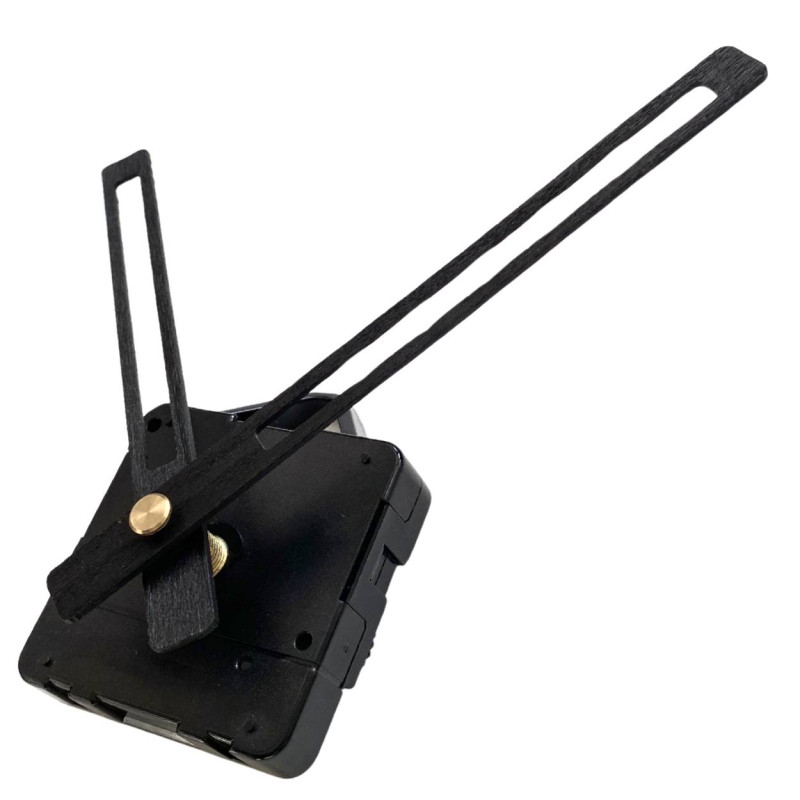 Tiché čierne ručičky na hodiny pre štýlové a elegantné nástenné hodiny.