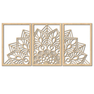 Dizajnová mandala a hodiny strom života. Doprajte interiéru osobitý charakter. 2