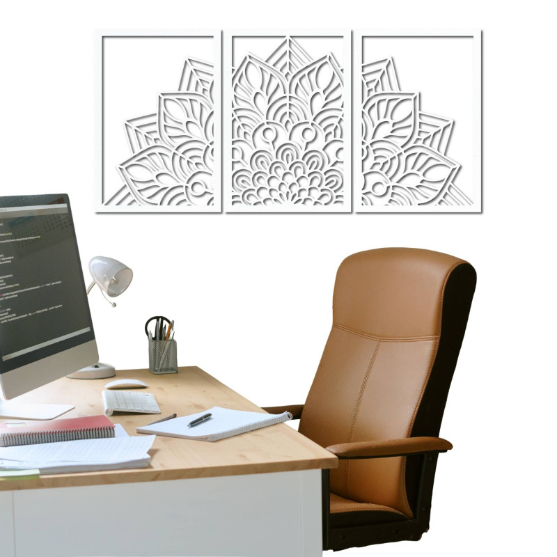 Dizajnová mandala a hodiny strom života. Doprajte interiéru osobitý charakter.