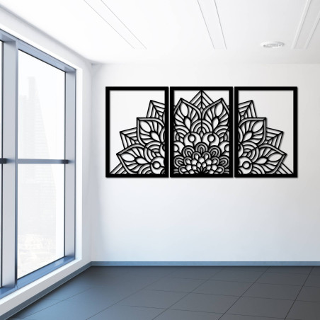Dizajnová mandala a hodiny strom života. Doprajte interiéru osobitý charakter.