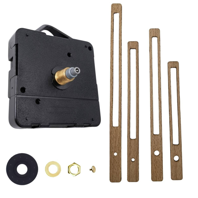 Minimalistické prírodné ručičky na nástenné hodiny z bukovej dyhy.