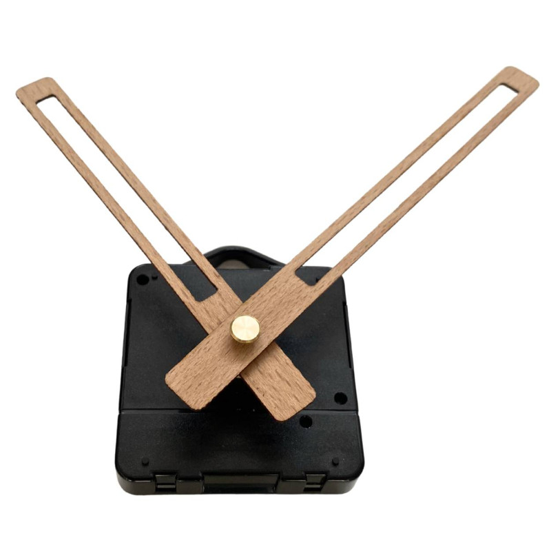 Prírodné drevené ručičky ideálne na výmenu starých hodinových ručičiek.