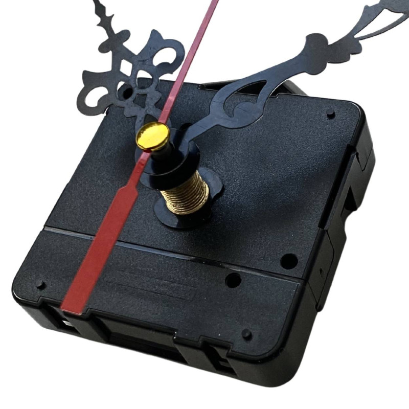 Čierne ornamentové hliníkové ručičky na hodiny...