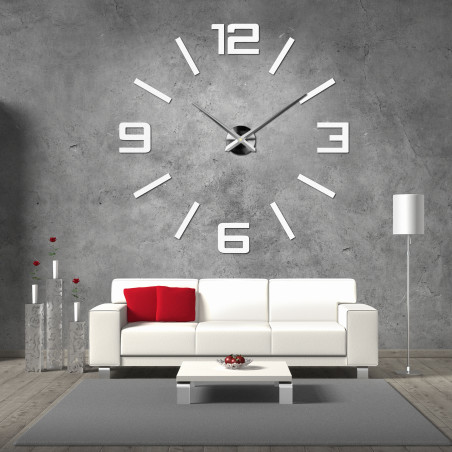 Nalepovacie nástenné hodiny z plexiskla | Moderný dizajn a tichý mechanizmus - TRANSFER