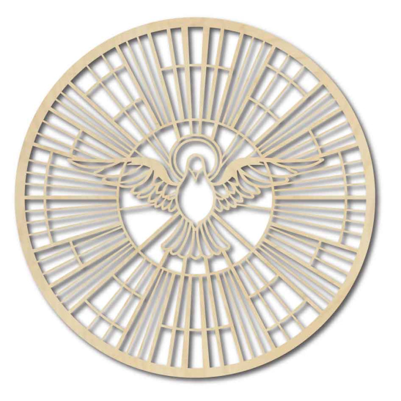 Drevený obraz Holubica – Symbol Ducha Svätého