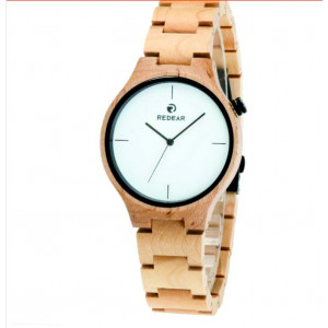 READER Náramkové hodinky drevené DH011 CARY  MAPLE WHITE