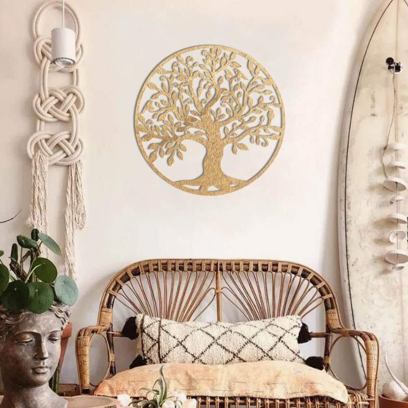 Drevený obraz na stenu stom života