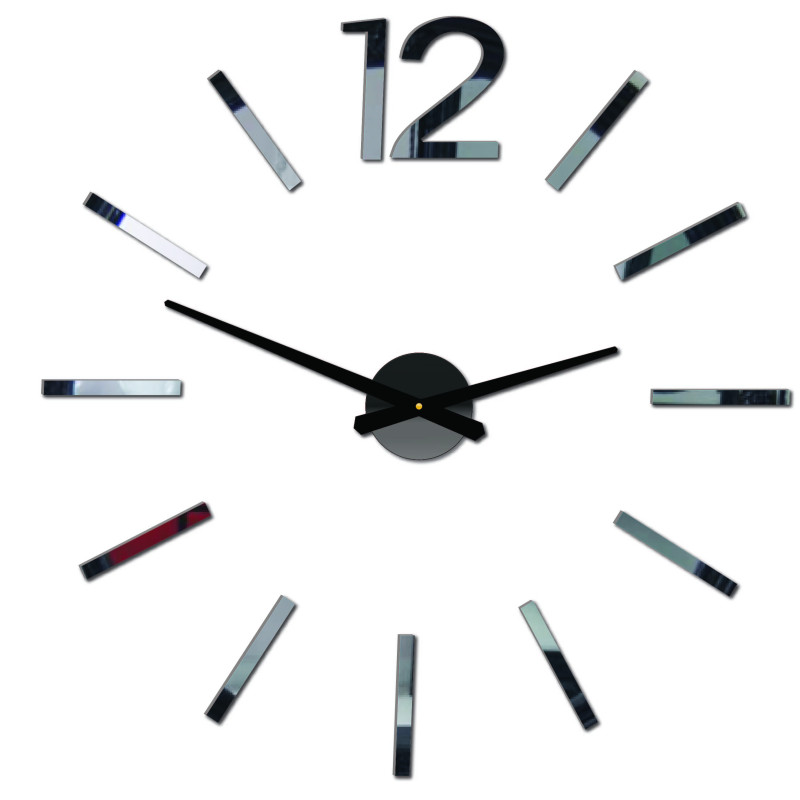 Moderné nástenné hodiny - DIY 3D EXPQZ