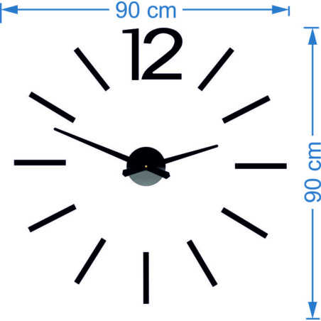 Moderné nástenné hodiny - DIY 3D EXPQZ
