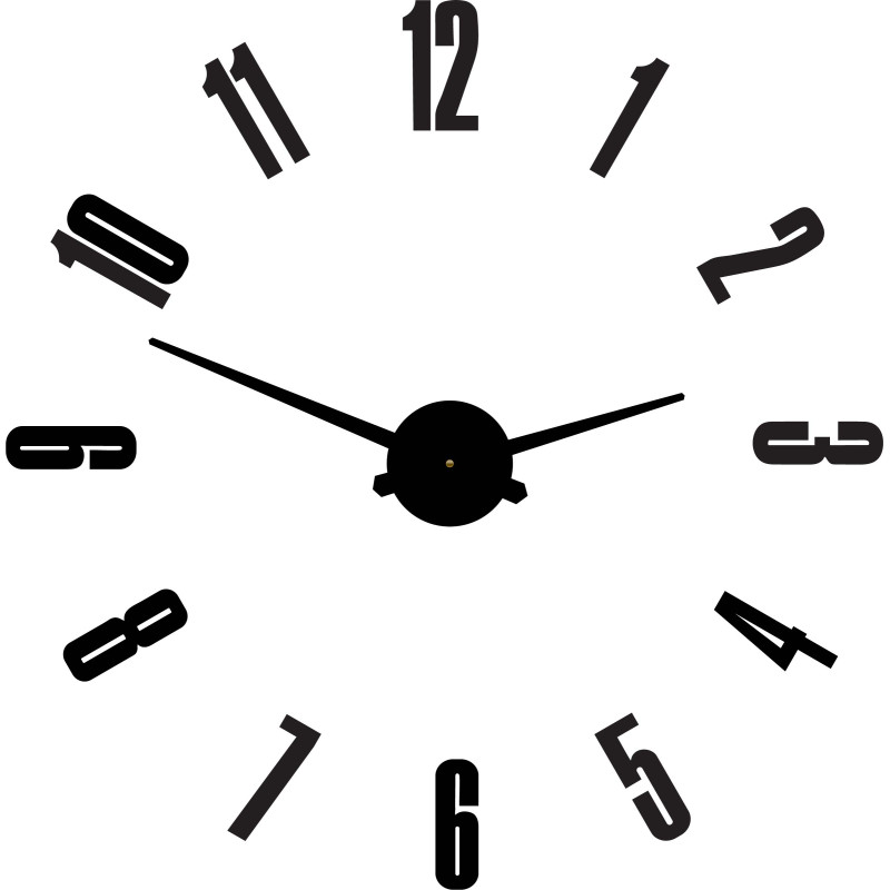 Nalepovacie hodiny na stenu do obývačky moderné