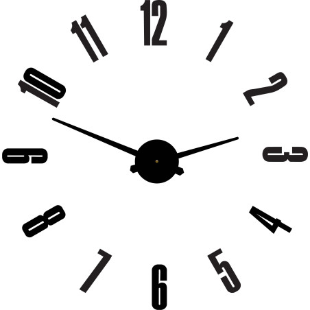 Nalepovacie hodiny na stenu do obývačky moderné