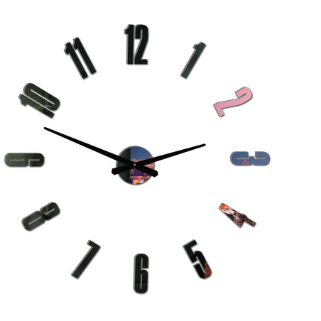 Nalepovacie hodiny na stenu do obývačky moderné