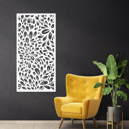 Štýlová drevená dekorácia na stenu do moderného interiéru