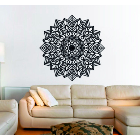 Drevená mandala ako elegantný doplnok domova