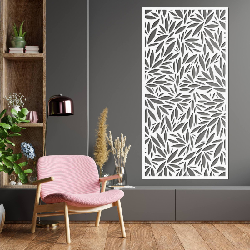 Drevený obraz listov pre harmóniu a pokoj vo vašom domove