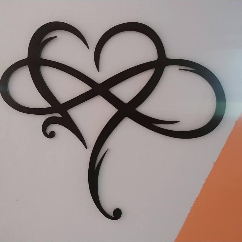 Drevený obraz na stenu srdce