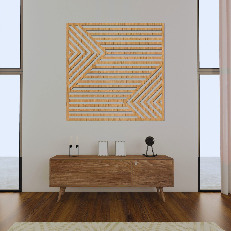 Obraz LINEA predstavuje symbol čistoty a harmónie prostredníctvom geometrických línií.