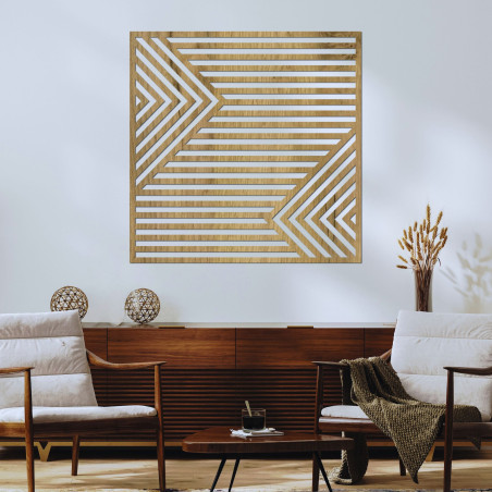 Obraz LINEA predstavuje symbol čistoty a harmónie prostredníctvom geometrických línií.