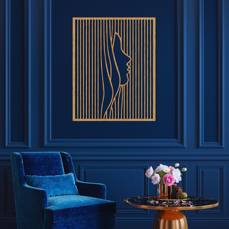 Drevené obrazy s optickými ilúziami a minimalistickým dizajnom prinášajú do interiéru jedinečný vizuálny zážitok