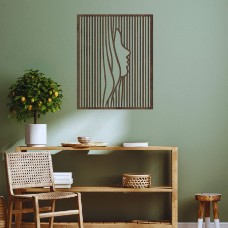 Drevené obrazy s optickými ilúziami a minimalistickým dizajnom prinášajú do interiéru jedinečný vizuálny zážitok