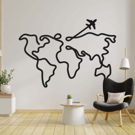 Dizajnová dekorácia pre tých, ktorí majú srdce neustále na cestách.