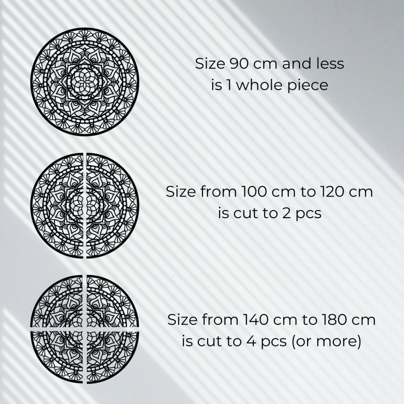 Drevená mandala na stenu Design | AFRODITA