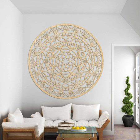 Elegantná nástenná dekorácia mandala s detailným geometrickým vzorom