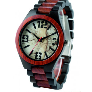 Yisuya Náramkové hodinky Retro DH014 červené