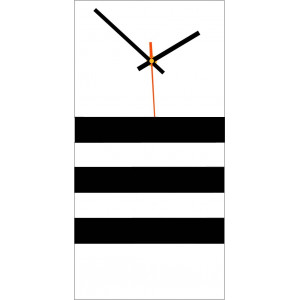 X-momo Nástenné hodiny do obývačky  farba: biela, čierna X0023