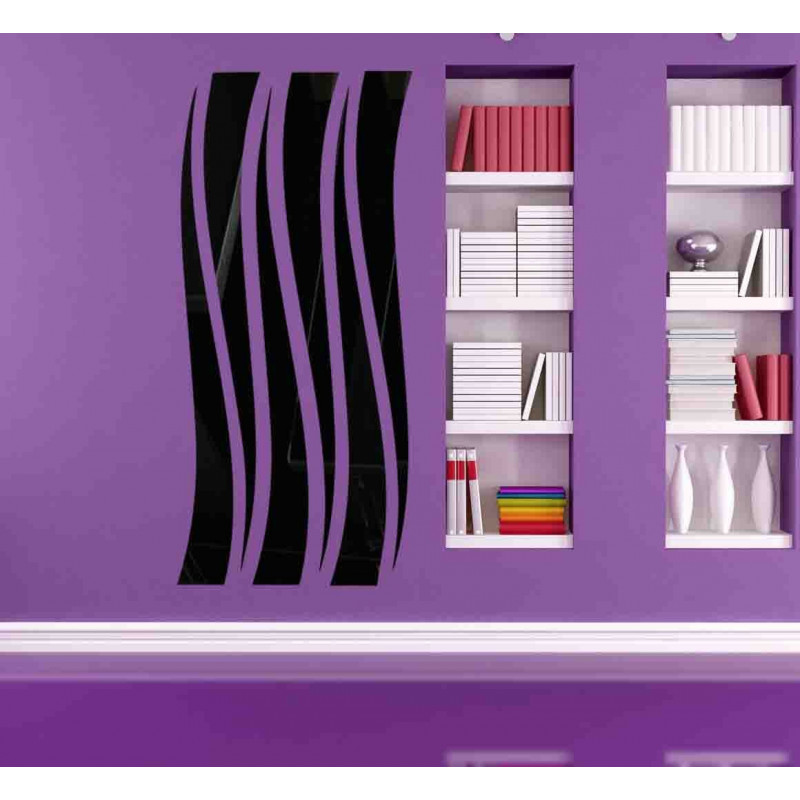 Moderné dekoračné zrkadlá. Zrkadlové a farebné samolepky na stenu,3D samolepky vyrobené z akrylu