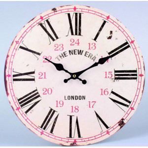 LONDON wooden clock 35 cm
