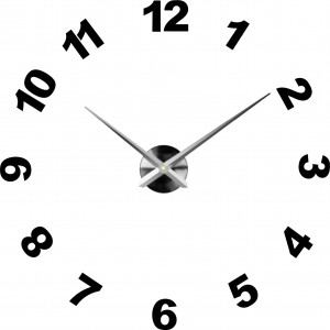 Nalepovacie nástenné hodiny,luxusné hodiny na stentu,plastové hodiny 2