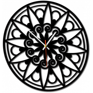 Modern Wall Clock, Wall Clock as Gift, 3D Mandala Clock.