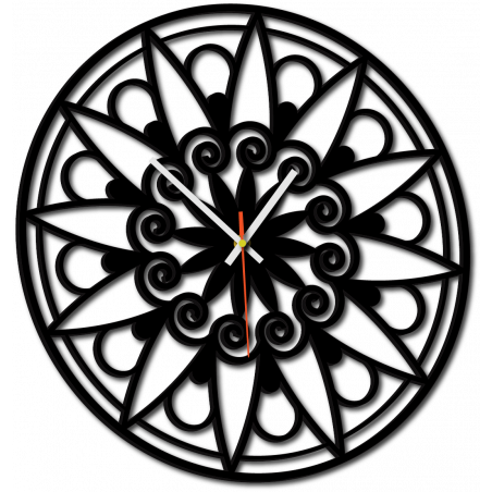 Moderné hodiny na stenu, Nástennée hodiny ako darček, 3D Hodiny mandala.