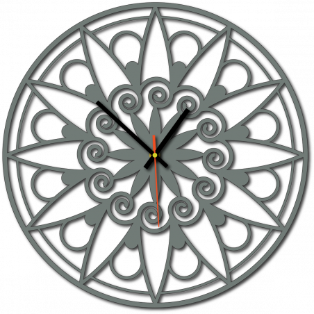 Moderné hodiny na stenu, Nástennée hodiny ako darček, 3D Hodiny mandala.