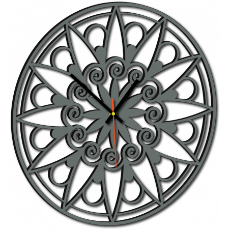 Moderné hodiny na stenu, Nástennée hodiny ako darček, 3D Hodiny mandala.