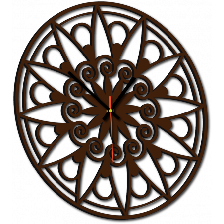 Moderné hodiny na stenu, Nástennée hodiny ako darček, 3D Hodiny mandala.