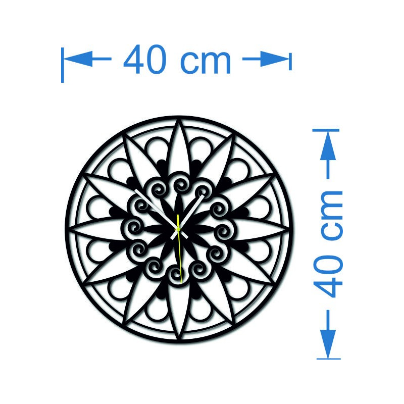 Nástenné hodiny vintage, Retro kuchynské hodiny ako darček, 3D Hodiny na stenu