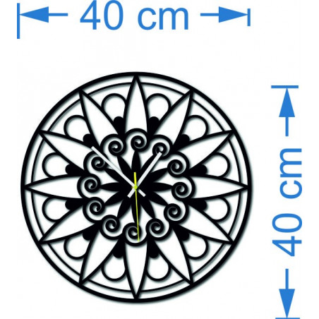 Nástenné hodiny vintage, Retro kuchynské hodiny ako darček, 3D Hodiny na stenu